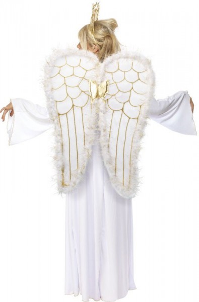 Disfraz de ángel navideño aliento de invierno 3
