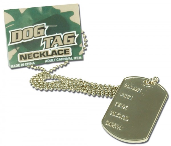 Military dog tag
