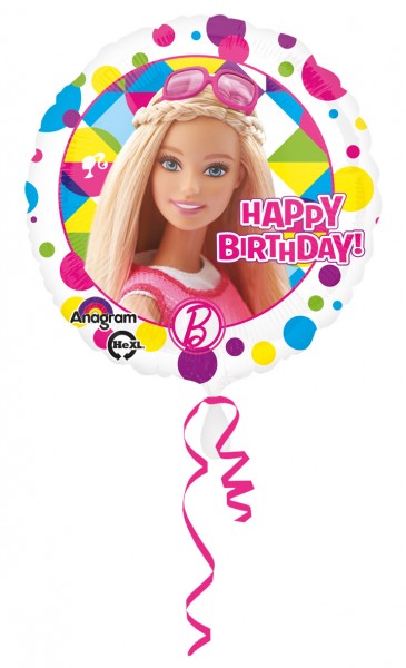 Barbie Fashionista Birthday Ballon 43cm