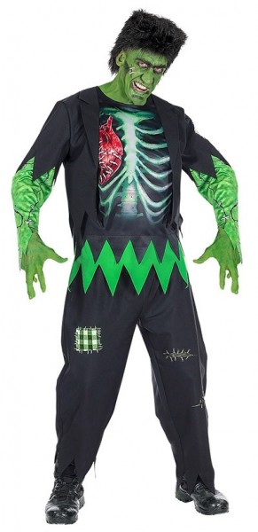 Disfraz de Halloween Zombie verde para hombre 2