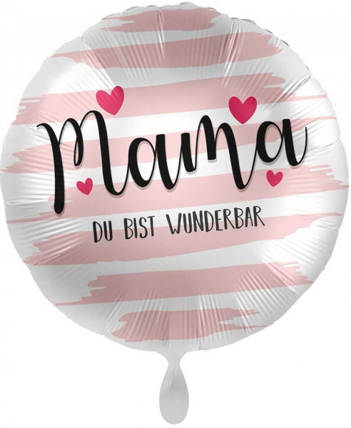 Ballon aluminium fête des mères Mama rose 71cm