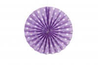 Widok: Punktowy fioletowy zestaw ozdobny wentylatora 2 40 cm