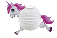 Unicorn Crazy Candy Motif Lantern 20cm