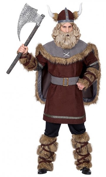 Nådeløs Viking mænds kostume
