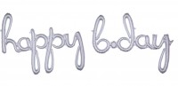 Holograficzny balon Happy B-Day