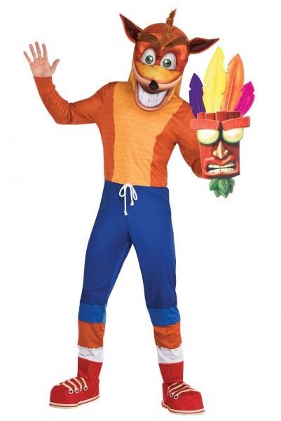 Crash Bandicoot voksen kostume