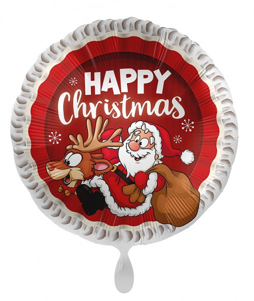 Happy Christmas Folienballon 45cm