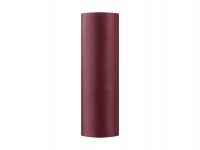 Satin fabric Eloise burgundy red 9m x 16cm