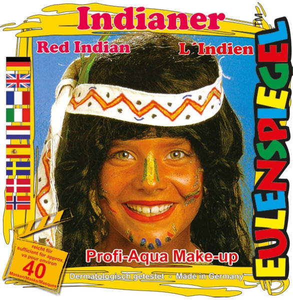 Indianer Schminkpalette 5-Teilig 2