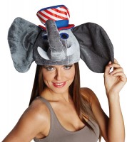 Samtige Zirkus Elefanten Mütze