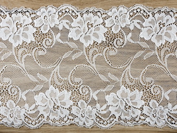 Lace fabric flower blessing 9m x 18cm