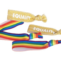5 bracelets arc-en-ciel Equality