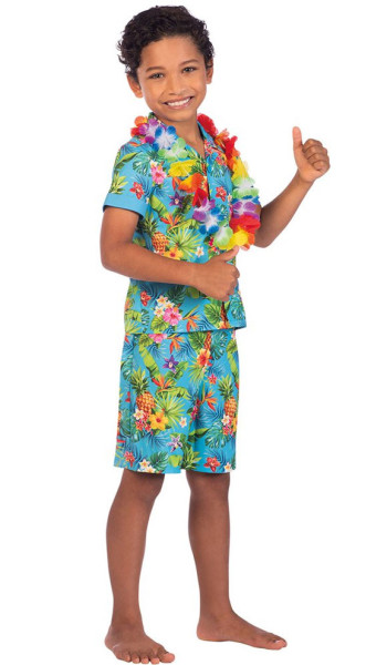 3-teiliges Hawaii Kostüm Set für Kinder 3