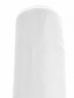 Förhandsgranskning: Glänsande tyg Alice vit 100 x 1,5m