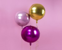 Vorschau: Orbz Ballon Partylover rosa 40cm