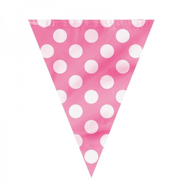 Pennant chain Tiana Pink Dotted 365cm 2