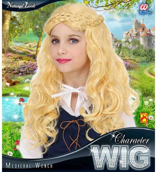 Medieval Maid Charlotte wig 2