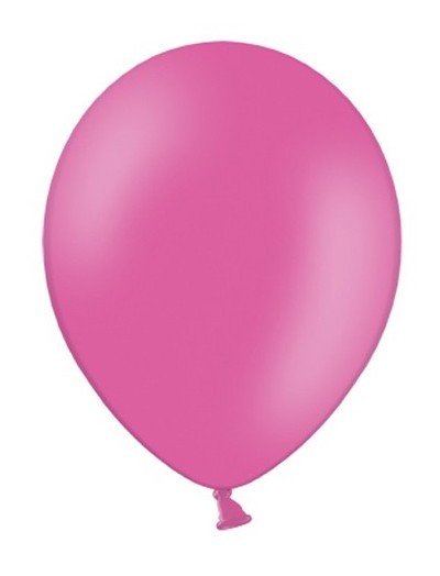 100 ballons étoiles roses 27cm