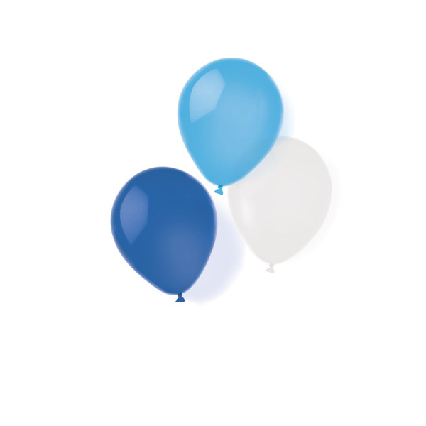 8 niebiańskich magicznych balonów 25,4 cm