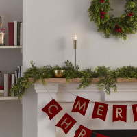 Preview: Country house Christmas pine garland 1.8m