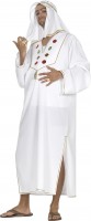 White jewel sheikh men's robe