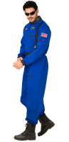 Vista previa: Disfraz de astronauta azul para hombre