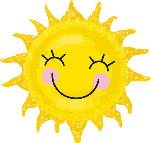 Happy Sun folie ballon 74 x 71 cm