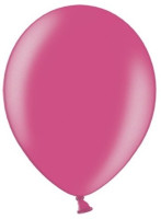 10 Partystar metallic Ballons pink 30cm