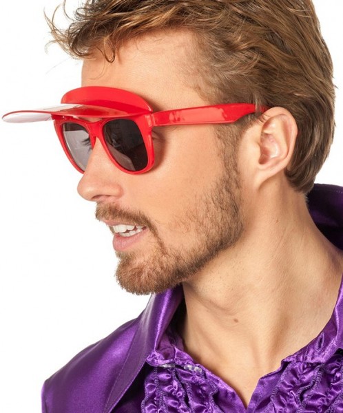 Red Samuel Party Glasses With Shutter