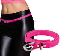Thin neon belt pink