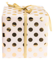 Preview: FSC Lovely Dots wrapping paper pink