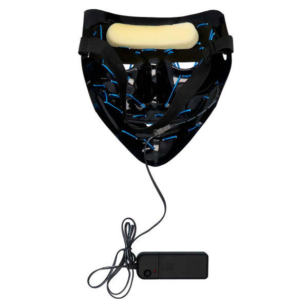 LED Killer-Maske blau 5