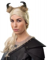 Preview: Horns headband with fur