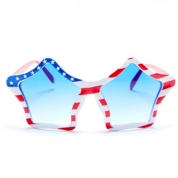 USA star glasses