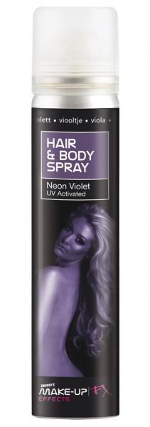 Spray cheveux et corps violet UV 75ml