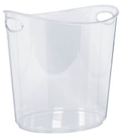 Transparenter Eis-Container