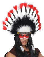 Vorschau: Imposanter Indianer Feder Kopfschmuck