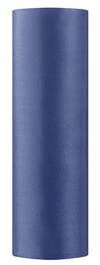 Satynowa tkanina Eloise ciemnoniebieska 9m x 16cm