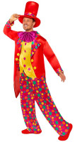 Widok: Śmieszny kostium klauna Fred dla mężczyzn
