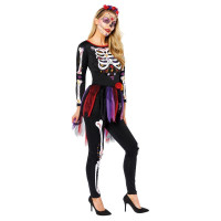 Oversigt: Miss Day of the Dead dame kostume