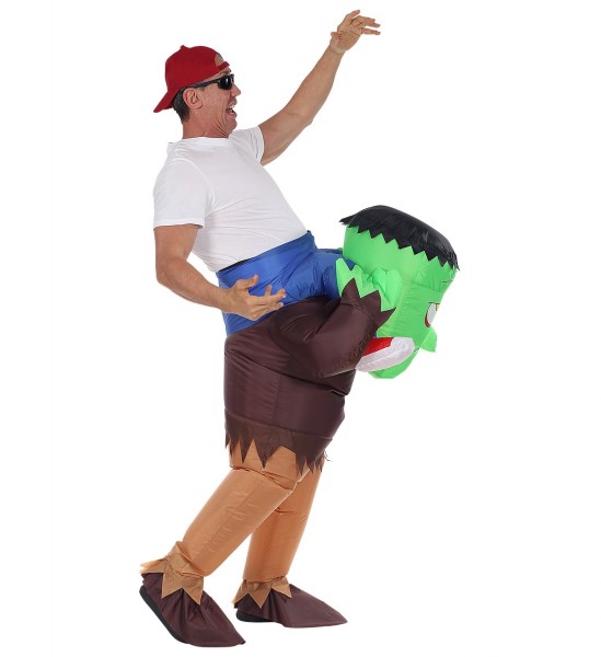 Oppustelig monster piggyback kostume 4