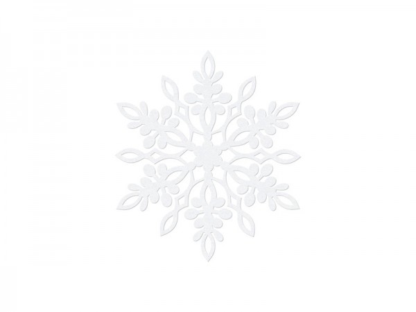 10 fiocchi di neve di carta corsia 9cm