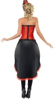 Vista previa: Disfraz de bailarina burlesque sexy para mujer rojo