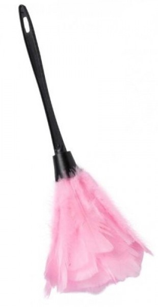 Housemaid feather duster pink