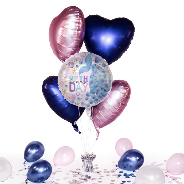 Heliumballon in der Box Magical Mermaid Birthday