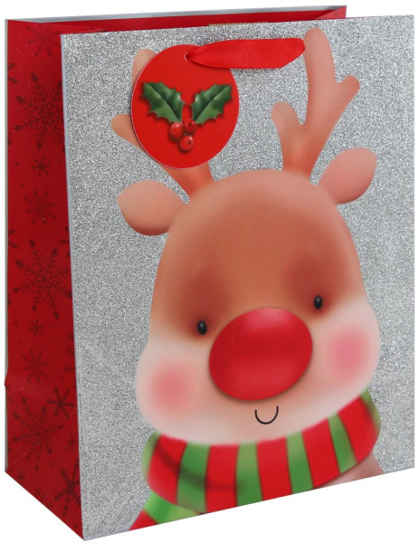 Rudolph Größe L Geschenktüte 38 x 28cm