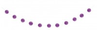 Widok: Piłka o strukturze plastra miodu Garland Party Night Purple Violet 213cm