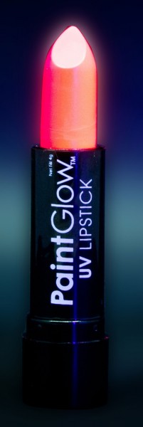 Neon red UV lipstick