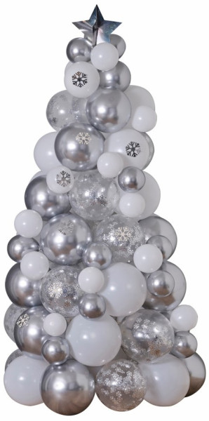 Árbol de Navidad con globos set 110 piezas