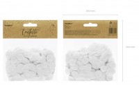 Oversigt: Partimalimal konfetti hvid 15g